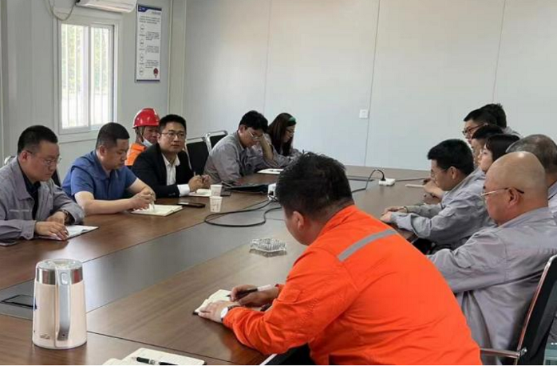 張勇帶班檢查華北公司日照旭科新材料、東營原油儲(chǔ)備項(xiàng)目